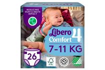 Libero Comfort Open Diaper Size: 4 7-11 kg | 26stk