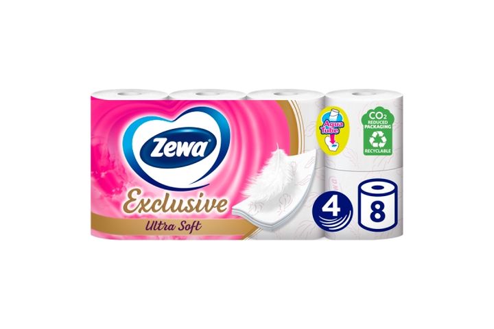 Zewa Exclusive Ultra Soft toalettpapír 4 rétegű 8 tekercs