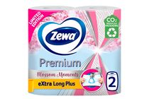 Zewa Premium BLossom Moments Extra Long Plus Household Towels 2 Ply 2 Rolls