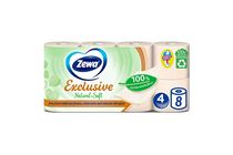 Zewa Exclusive Natural Soft toalettpapír 4 rétegű 8 tekercs