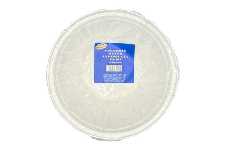 Paper plate (soup) 750ml, 10p/pack