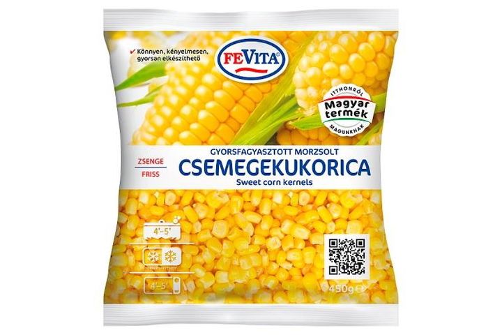 FeVita gyorsfagyasztott morzsolt csemegekukorica 450 g