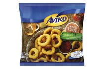 Aviko Pre-Fried and Quick-Frozen Onion Rings in Crispy Breadcrumbs 450 g