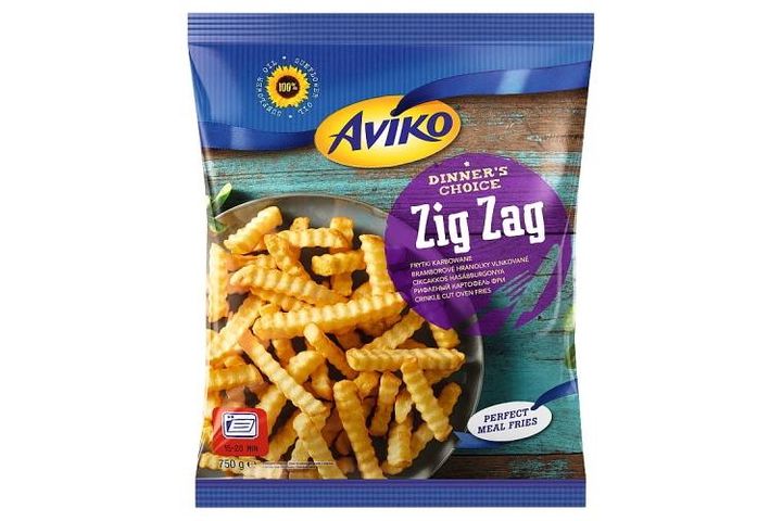 Aviko Zig Zag Pre-Fried and Quick-Frozen Crinkle Cut Oven Fries 750 g