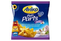 Aviko Pati Parts Garlic Pre-Fried and Quick-Frozen Potato Wedges with Garlic 600 g