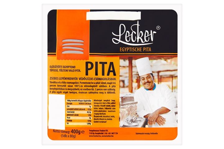 Lecker Pre-Baked Pita 5 x 80 g