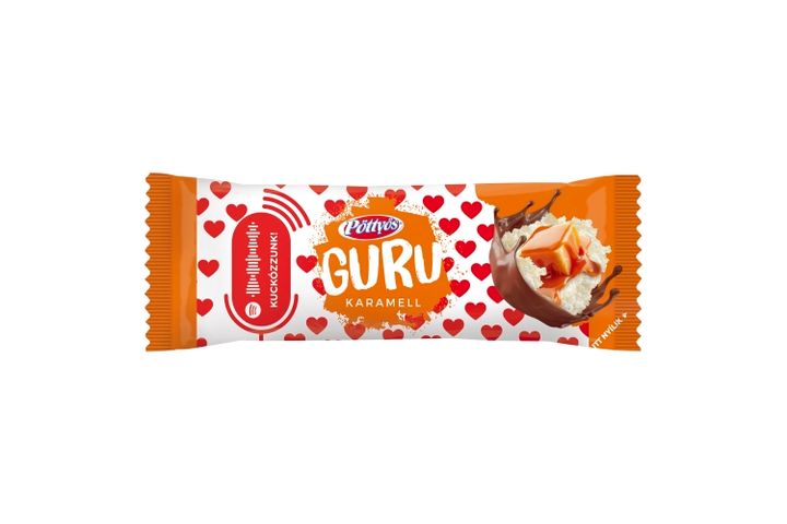 Pöttyös Guru Cottage Cheese Dessert with Caramel 38 g