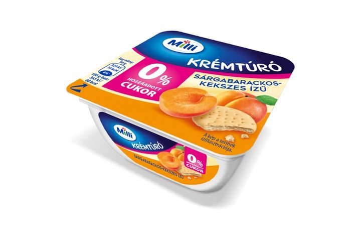 Milli Apricot-Biscuit Flavoured Cream Cheese 90 g