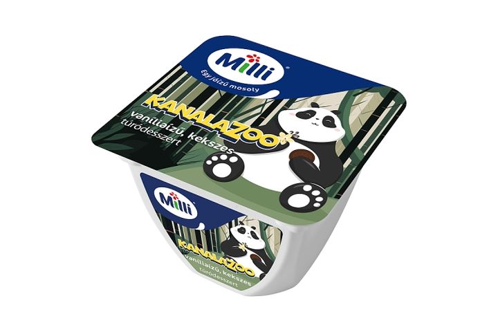 Milli Kanalazoo Vanilla Flavoured Biscuit Cottage Cheese Dessert 150 g