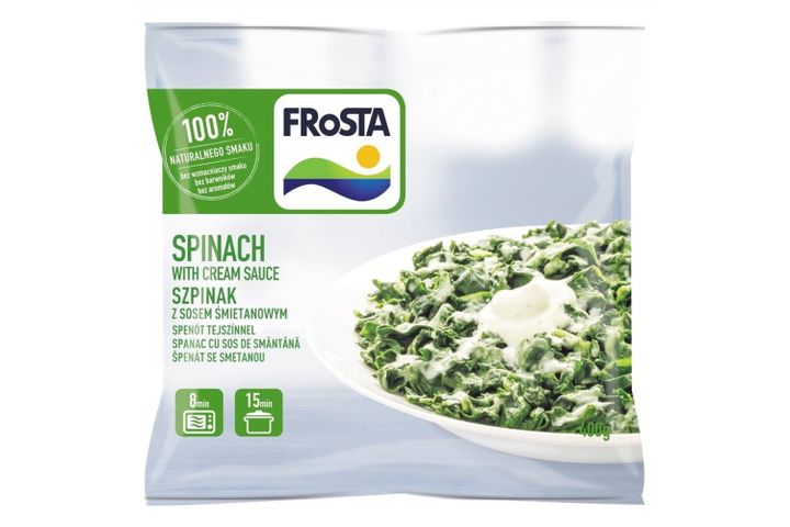 FRoSTA Quick-Frozen Spinach with Cream Sauce 400 g