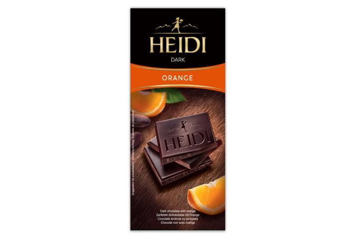 Heidi Dark Orange chocolate 80 g