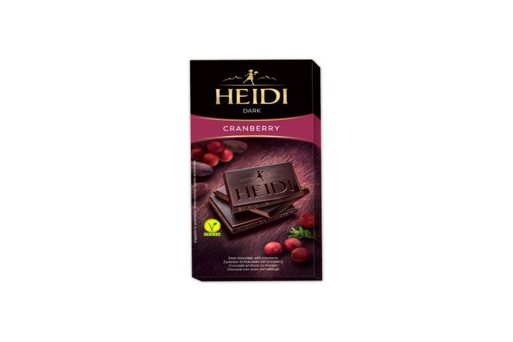 Heidi Dark vörösáfonyás étcsokoládé 80 g