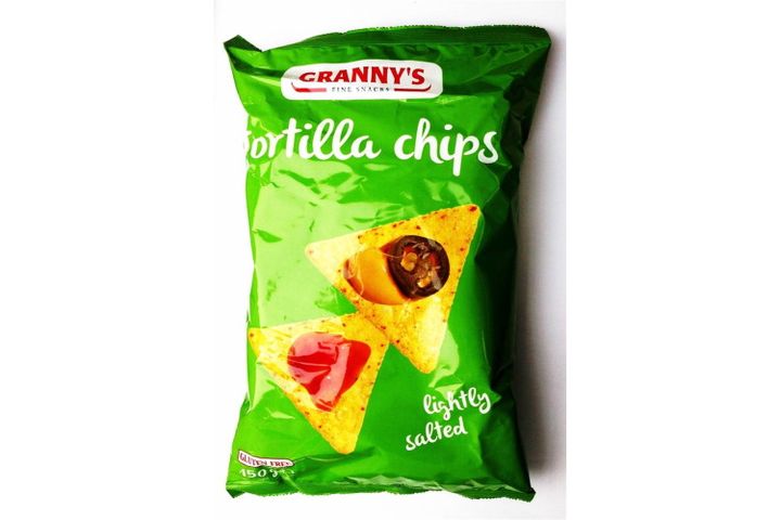 Granny's enyhén sós tortilla chips 150 g