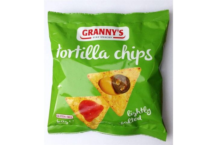 Granny's enyhén sós tortilla chips 60g