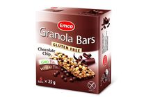 Emco Gluten-free muesli bar dark chocolate 5x24.8 g