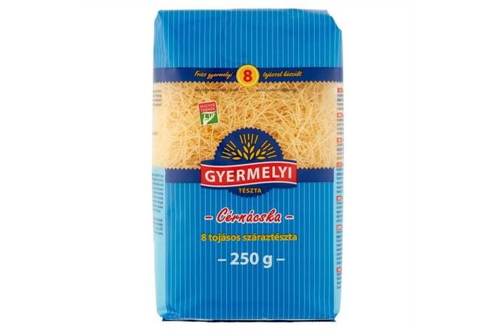 Gyermelyi cérnácska 8 tojásos száraztészta 250 g