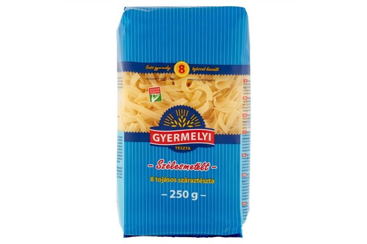 Gyermelyi szélesmetélt 8 tojásos száraztészta 250 g