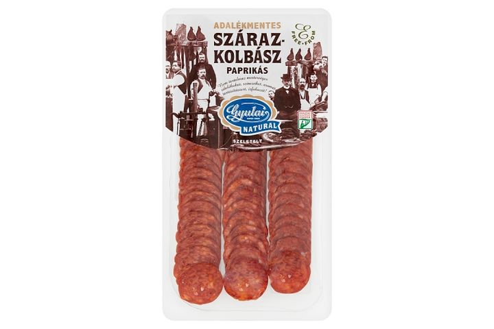 Gyulai Natural szeletelt adalékmentes paprikás szárazkolbász 80 g