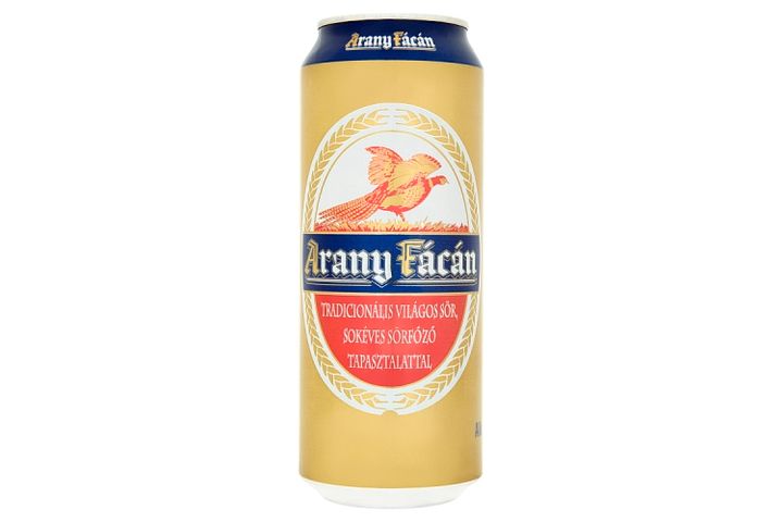 Arany Fácán világos sör 4% 500 ml