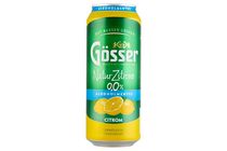 Gösser Natur Zitrone citromos alkoholmentes sörital 0% 0,5 l doboz