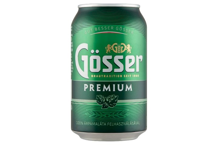 Gösser Premium minőségi világos sör 5% 330 ml