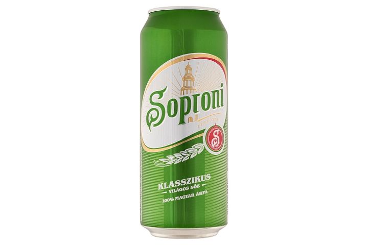 Soproni Klasszikus világos sör 4,5% 500 ml 