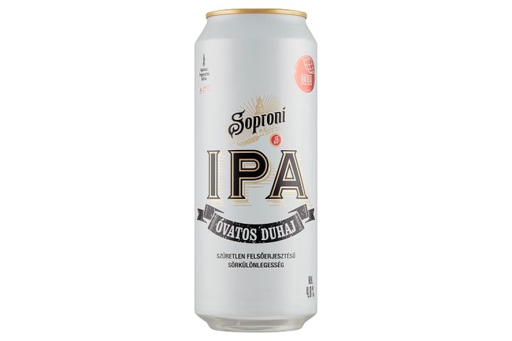 Soproni Óvatos Duhaj IPA Unfiltered Top-Fermented Beer Speciality 4,8% 500 ml