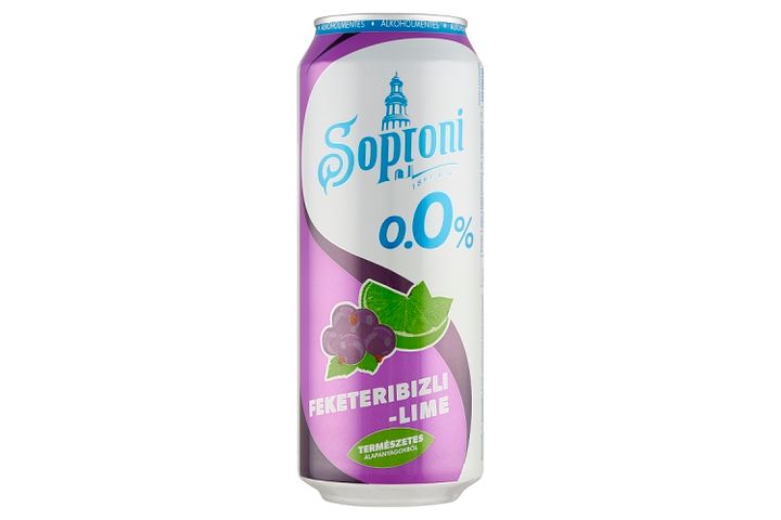 Sopron Blackcurrant-Lime Non-Alcoholic Beer Drink 0,0% 500 ml