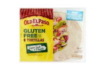 Old El Paso gluténmentes tortilla lepények 6 x 36 g (216 g)