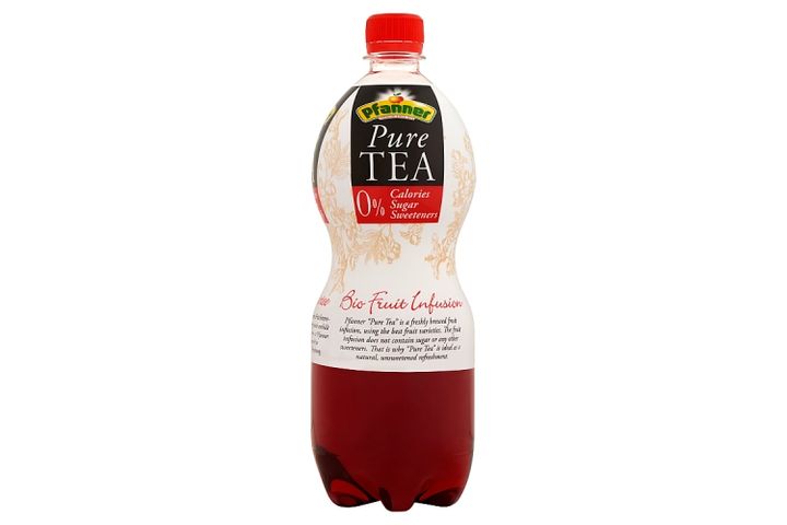 Pfanner BIO Pure tea gyümölcstea-ital erdeigyümölcs-ízesítéssel 1 l