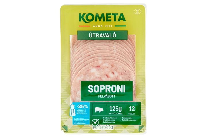 Kometa Útravaló szeletelt soproni felvágott 12 szelet 125 g