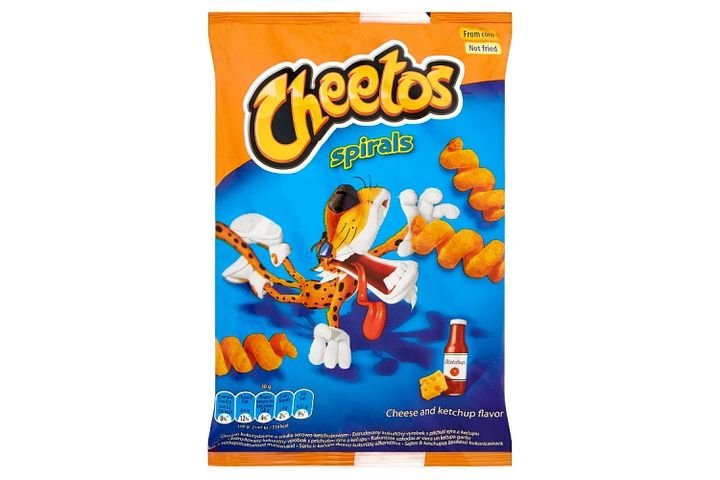 Cheetos Spirals sajtos & ketchupos ízesítésű kukoricasnack 30 g