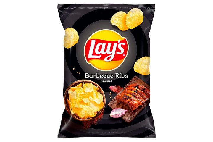 Lay's BBQ borda jellegű ízesítéssel burgonyachips 60 g