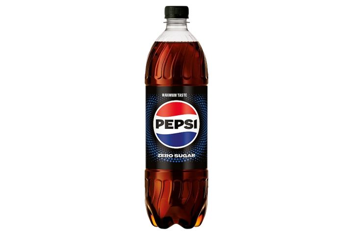 Pepsi Zero Cola Flavoured Energy-Free Carbonated Drink with Sweeteners 1 l