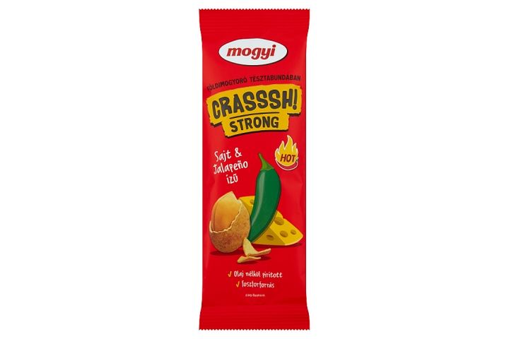 Mogyi Ceasssh! Strong Peanut Cheese & Jalapeño Flavored in a Flavored Dough Coat 60 g