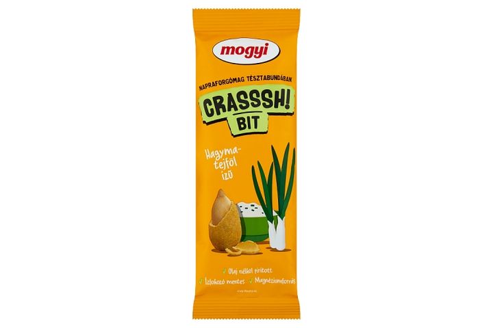 Mogyi Crasssh! Bit napraforgómag hagyma-tejföl ízű tésztabundában 70 g