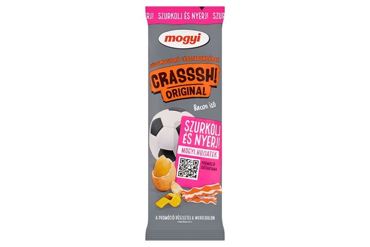 Mogyi Crasssh! Original pörkölt földimogyoró bacon ízű tésztabundában 60 g