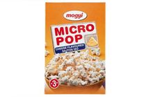 Mogyi Micro Pop sajtos ízű, mikrohullámú sütőben elkészíthető pattogatni való kukorica 3 x 100 g