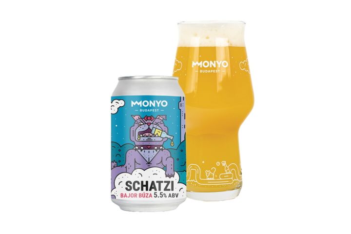 MONYO Schatzi German Wheat Style Unfiltered Craft Beer 5,5% 330 ml