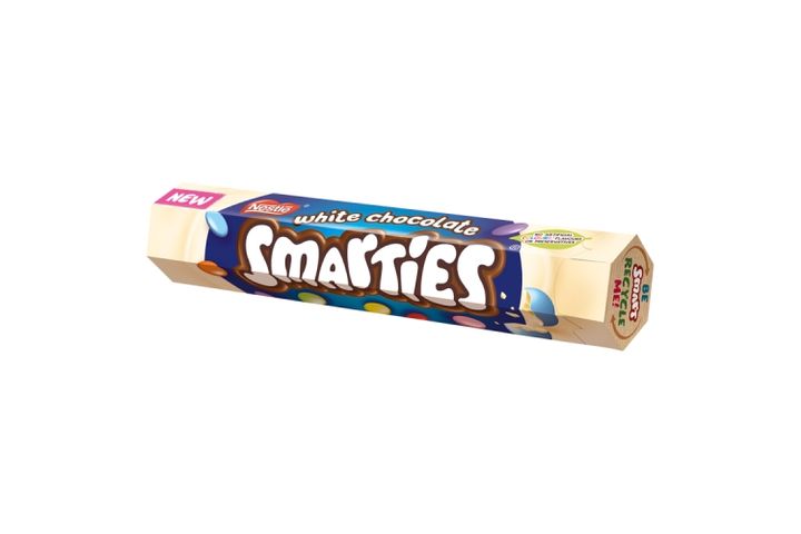 Smarties fehér csokoládé drazsé ropogós cukorbevonattal 120 g