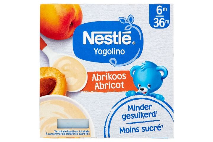 Nestlé Yogolino Milk Based Baby Dessert with Apricot 6-36 Months 4 x 100 g (400 g)