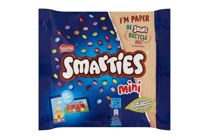 Smarties Mini tejcsokoládé drazsé cukorbevonattal 13 db 187 g