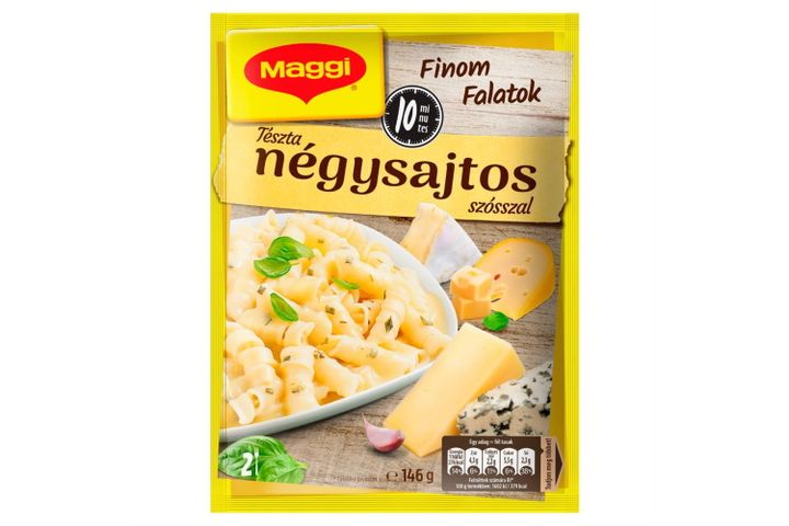 Maggi Finom Falatok Tészta négysajtos szósszal 146 g