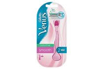 Gillette Venus Smooth Sensitive Női Borotva - 2 Borotvabetét