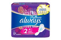 Always Platinum Super (2-Es Méret) Szárnyas Egészségügyi Betét, 7 db