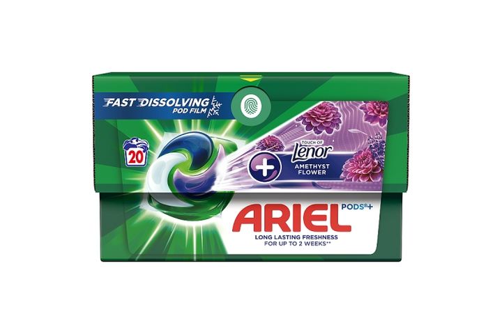 Ariel All-in-1 PODS®, Washing Liquid Capsules  (Amethyst Flower) 20 Washes