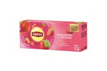 Lipton Strawberry & Rhubarb Fruit Infusion 20 Bags | 32 g