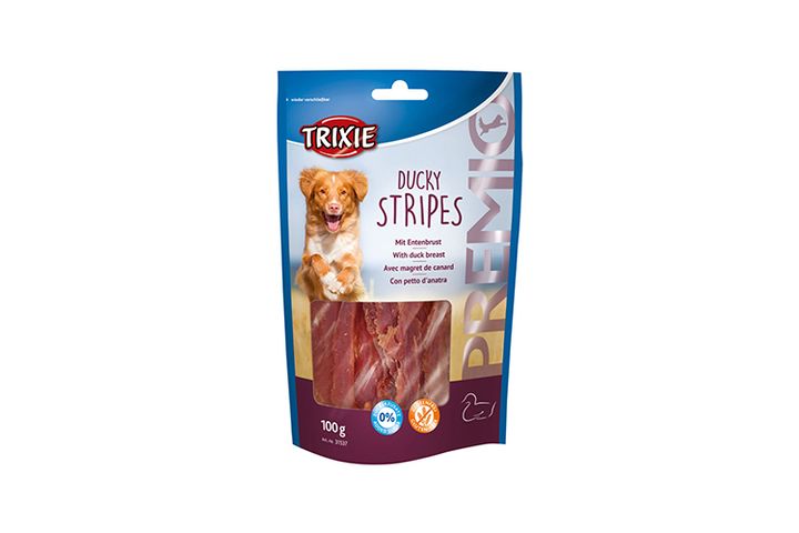 Trixie PREMIO Light Ducky Stripes jutalomfalat, kacsa 100 g