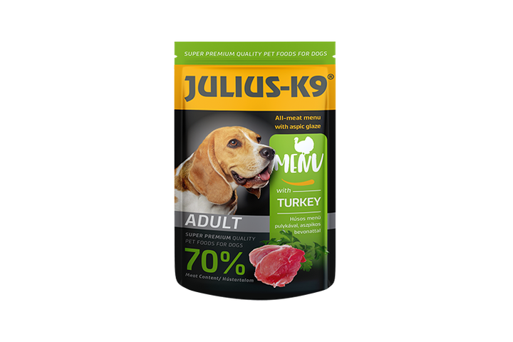 JULIUS K-9 DOG alutasakos pulyka 125 g