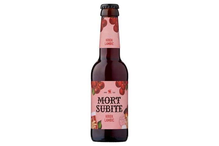 Mort Subite belga meggyes lambic típusú sörkülönlegesség 4% 0,25 l üveg